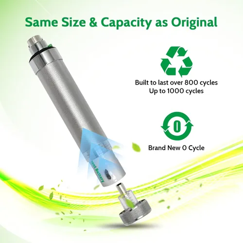 Vista 5 de Batería de repuesto para Welch Allyn 72200 3.5V 1500 mAh batería recargable