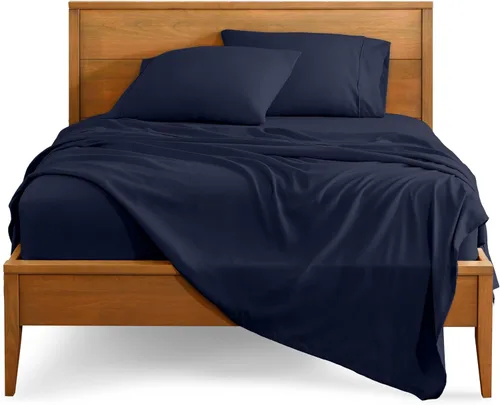 Vista 52 de Bare Home Juego de Sábanas Twin - Sábanas de Cama de Microfibra Ultra-Suave 1800 - Doble Cepillado - Bolsillos Profundos - Ajuste Fácil - Extra