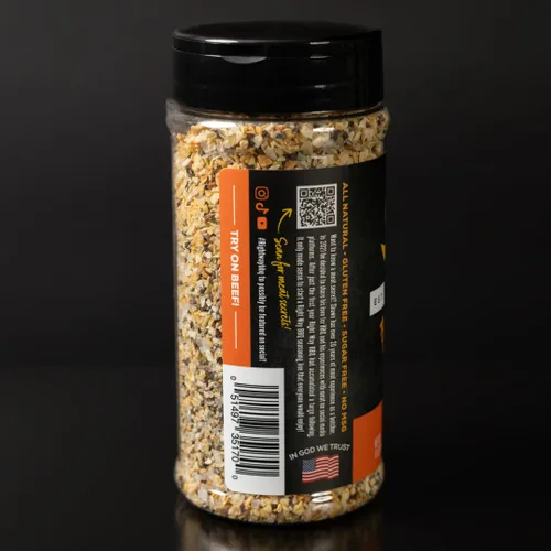 Vista 3 de Right Way BBQ Ultimate Steak Rub - Condimento totalmente natural de primera calidad para carnes perfectas a la parrilla, sin MSG, sin gluten, sin
