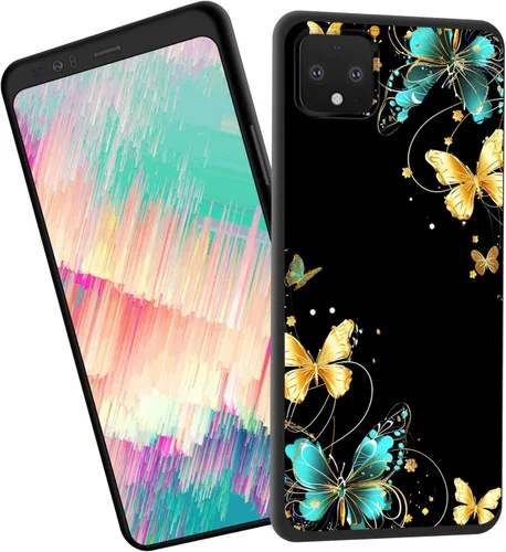Vista 79 de Funda delgada para Google Pixel 4 XL, funda delgada de silicona de TPU suave a prueba de golpes para Google Pixel 4 XL, astronauta Galaxy