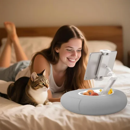 Vista 3 de Soporte para Kindle para cama compatible con teléfono/tableta de 4.7 a 10 pulgadas, iPad, iPhone, Samsung, Google, Kindle para cama, herramienta