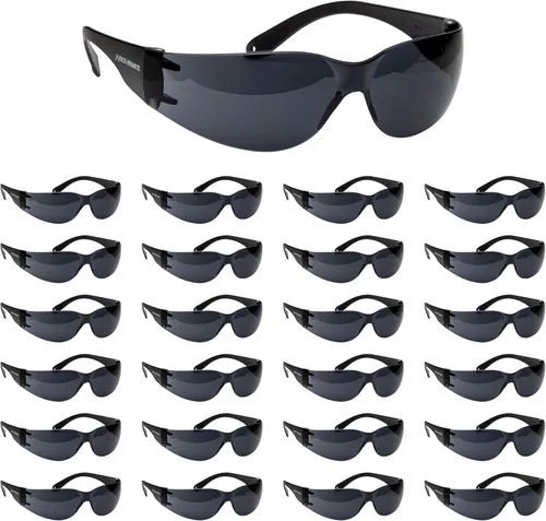 Vista 9 de Malta Dynamics Gafas de seguridad – ANSI Z87+ Clasificación UV Gafas de protección ocular para construcción, fabricación, resistente a los arañazos