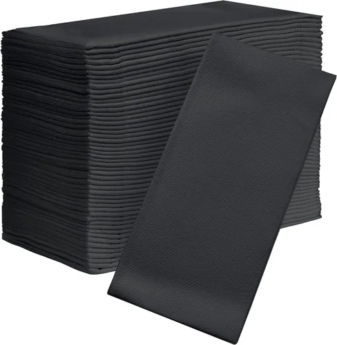 Vista 7 de Servilletas de papel American Homestead - Servilletas desechables tipo lino para cena BBQ - Servilletas de mesa de calidad de restaurante