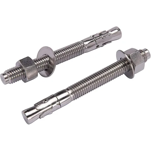 Anclaje para Concreto de 1/4" X 3", Anclaje de Cuña de Acero Inoxidable 304 con Excelente Rendimiento Anticorrosión, Kit de Anclajes y Tornillos