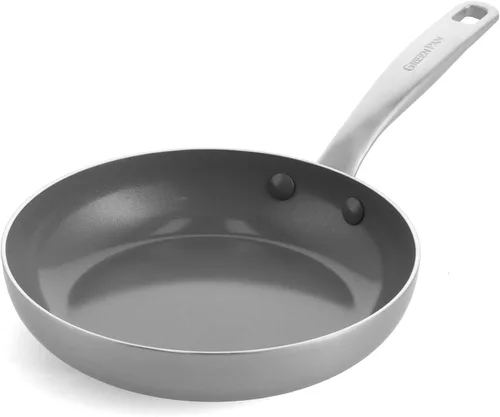 GreenPan Chatham - Sartén antiadherente de cerámica saludable de tres capas de 8 pulgadas, sin PFAS, apta para inducción, apta para lavavajillas,