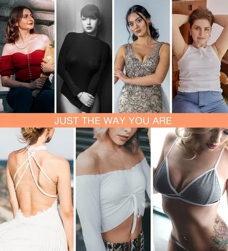 Vista 6 de 2 pares de cubiertas de silicona para pezones, reutilizables, pétalos de pecho, adhesivo invisible, brasier sin espalda