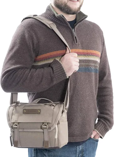 Vista 7 de VANGUARD VEO RANGE21M BG - Bolso de hombro pequeño para cámara sin espejo/CSC, color beige