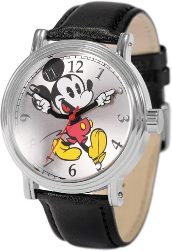 Disney Mickey Mouse Articulating Hands Watch for Men - Classic Mickey Watches for Men, Perfect Inspired Timepiece Him - Stylish Watch with White