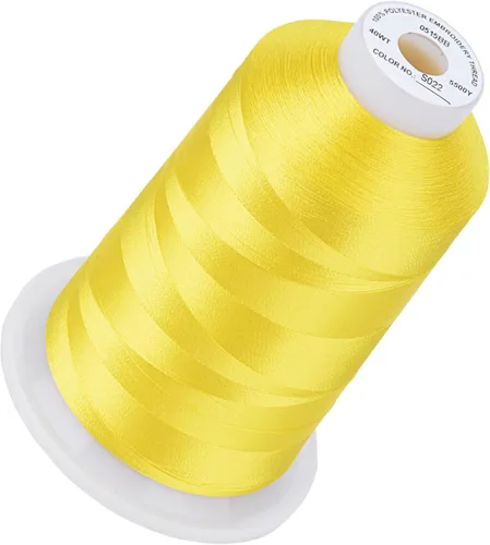 Vista 79 de Simthread 5500 yardas de hilo de bordar, 5000M de alto rendimiento 40 WT 100% hilo de poliéster – Más de 170 colores vívidos, clasificado de alta