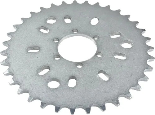 Vista 4 de Piñón de rueda dentada de 35 dientes 35T con kit de montaje de piñón trasero de 9 agujeros para bicicleta motorizada de 49cc 50cc 66cc 80cc 100cc