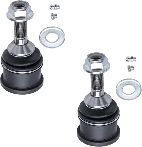 Vista 346 de Detroit Axle - 4 brazos de control de extremo delantero para Nissan Frontier Xterra 2000-2004 Brazos de control inferior y superior con rótulas