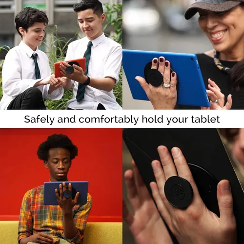 Vista 3 de G-Hold® - Soporte cómodo para tableta funciona con cualquier tableta, funda para tableta, lector electrónico, iPad - Universal, ergonómico