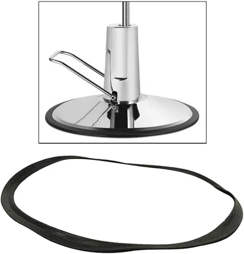 Vista 5 de joyMerit 4 juntas de goma protectoras para suelos, color negro