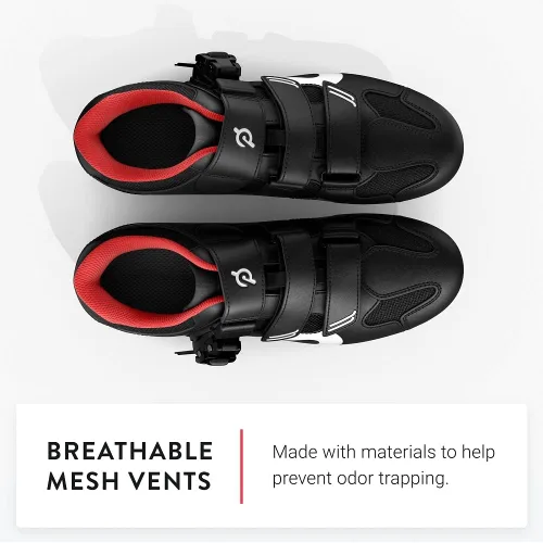 Vista 3 de Peloton Zapatos de ciclismo para bicicleta y bicicleta + con tacos de bicicleta compatibles con Delta