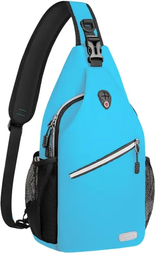 Vista 27 de Mosiso - Mochila bandolera multiusos, para viajes, senderismo, etc.