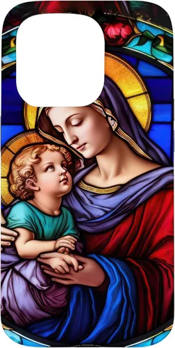 Vista 14 de Blessed Virgin Mary and Jesucristo - Carcasa para iPhone 17