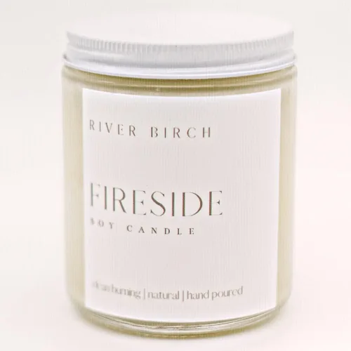 Vista 51 de River Birch Candles - Vela perfumada de almendra + miel, velas de soja de alta calidad, totalmente naturales, no tóxicas, 8.5 onzas, 40 horas