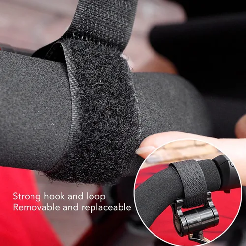 Vista 5 de 4 ganchos para cochecito de bebé, ganchos multifuncionales para colgar bolsas de compras, mochila, clips de gancho universales giratorios de 360°