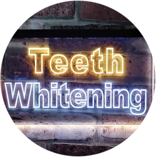 Vista 17 de ADVPRO Teeth Whitening Dentist Display Dual Color LED Neon Sign Blue & Red 24" x 16" st6s64-j0996-br