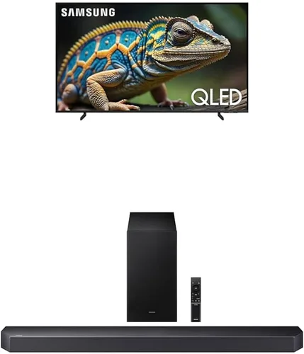 Vista 16 de Samsung - Smart TV QLED 4K de 43 pulgadas de la serie Q60D, Quantum HDR, con Object Tracking Sound Lite, Motion Xcelerator, diseño delgado, Gaming