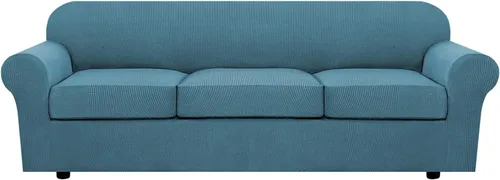 Vista 21 de H.VERSAILTEX Fundas de Sofá Elásticas para Cojines Fundas de Sofá para Muebles de Sala Fundas Protectoras
