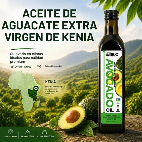Vista 2 de Aceite de aguacate Avohass orgánico virgen extra