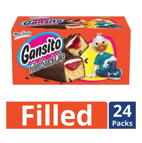 Vista 2 de Marinela Gansito Snack Cakes - Paquete de 24