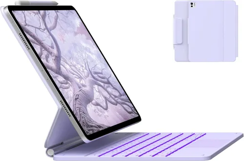 Vista 8 de typecase Funda de Teclado Edge para iPad Air de 13 pulgadas (M3/M2, 2025/2024) y iPad Pro de 12.9 pulgadas (6ª/5ª/4ª/3ª generación), Teclado Magic