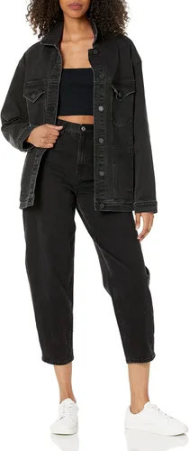 Vista 5 de The Drop Chaqueta vaquera extragrande Andrea para mujer