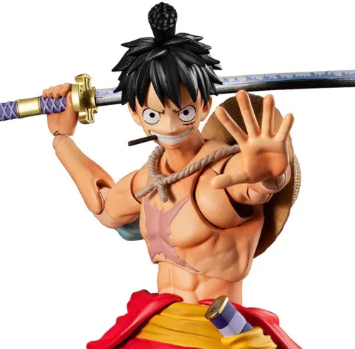 Vista 8 de One Piece: Luffy Taro Figura de PVC de Acción Variable Hero
