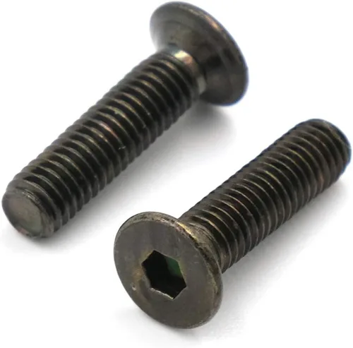 Vista 6 de 1 juego de pernos de tornillo de volante cónicos negros para Nardi Personal OMP para Momo (negro plano)