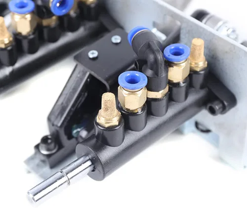 Vista 6 de Máquina cambiadora de neumáticos, válvula de control de aire para automóvil, válvula de pedal de pie, válvula neumática de aire de 3 pedales + pieza