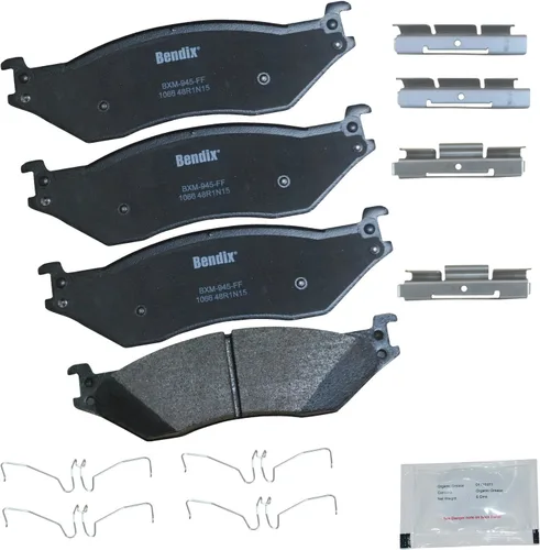 Vista 52 de Pastillas de freno delanteras semi-metálicas Bendix Priority1 CFM1774 para Ford Transit 2019-2017, Transit-150 2021-2015, Transit-250 2021-2015