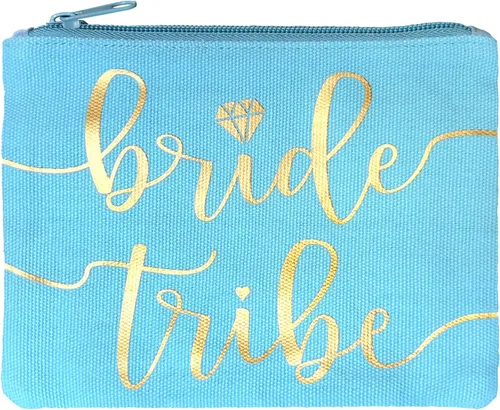 Vista 20 de Bride Tribe - Bolsas de maquillaje para despedida de soltera, despedida de soltera, boda, bolsa de artículos de tocador, kit de supervivencia