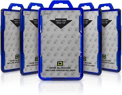 Vista 12 de ID Stronghold - Soporte seguro para tarjetas de identificación con bloqueo RFID - Duolite 2 tarjetas - Policarbonato - Soporte de plástico duro