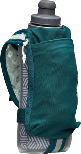 Vista 16 de Nathan - Botella SpeedDraw 2 de 12oz, Azul Profundo/Plata Reflectante OSFA