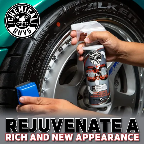 Vista 9 de Chemical Guys G6 HyperCoat - Protector de alto brillo, para vinilo, goma, plástico, neumáticos y molduras, el protector brillante restaura el brillo