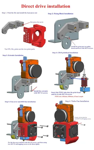 Vista 5 de Super Light Actualizado Acero endurecido Engranajes dobles HGT extrusora universal Bowden Direct Drive Compatible con NEMA14 36MM Ender 3 V2 PRO 5