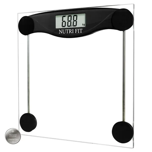 Vista 10 de NUTRI FIT Báscula digital de baño para pérdida de peso corporal, pesaje de precisión, alta precisión, capacidad de 330 libras, tecnología Step-on