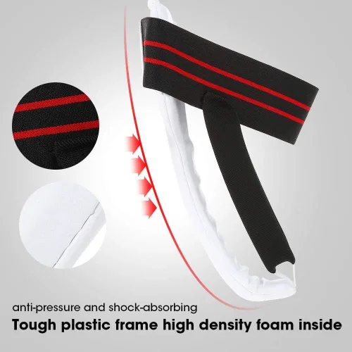 Vista 4 de Protector de ingle para mujer, copa pélvica atlética femenina, protector de ingle de taekwondo para mujer, protector de entrepierna con correa