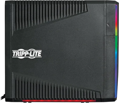 Vista 7 de Tripp Lite Respaldo de batería de UPS para juegos de onda sinusoidal pura, 600VA 360W 120V, LCD desmontable, regulación automática de voltaje, USB