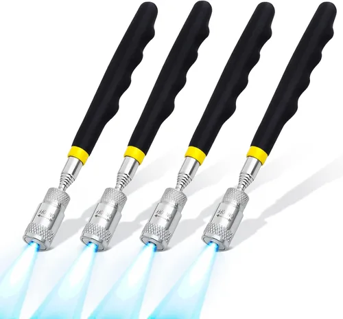 Vista 25 de 1 Pieza Herramienta de Recogida con Linterna Magnética Telescópica de 3.5 Libras con Luces LED, Varilla Magnética Extensible de 7" a 27