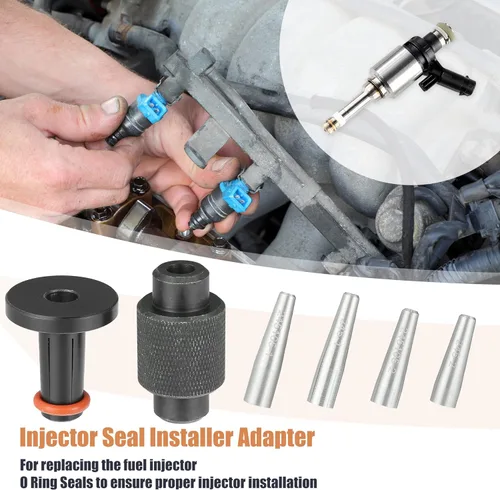 Vista 3 de X AUTOHAUX 6 unids inyector de combustible Sellos Herramientas para GM245 con para Hitachi Inyectores de combustible 2010-2017 para Subaru Turbo