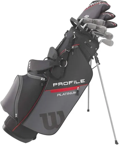 Vista 10 de Wilson Paquete completo de palos de golf Profile Platinum para hombre, para diestros, bolsa de soporte