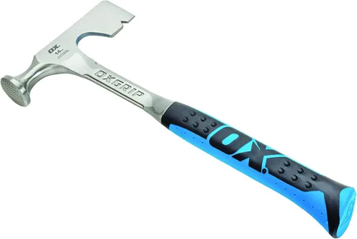 OX TOOLS Martillo para paneles de yeso Pro | 14 onzas / 400 gramos | Hacha para paneles de yeso | Cara fresada | Hacha de paneles de yeso | Martillo