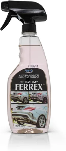 Optimum FerreX - Removedor de hierro – 17 onzas, spray multiusos para detalles de automóviles actúa como un removedor de alquitrán y limpiador de
