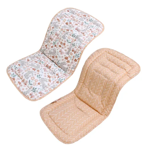 Vista 28 de Cojín para cochecito de bebé, inserto de asiento de automóvil infantil - reversible, universal, transpirable y suave, alfombrilla para cochecito