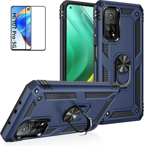 Vista 94 de Funda para Xiaomi 11T / Mi 11t Pro con protector de pantalla, ajuste delgado, protección militar a prueba de golpes, funda protectora para Xiaomi