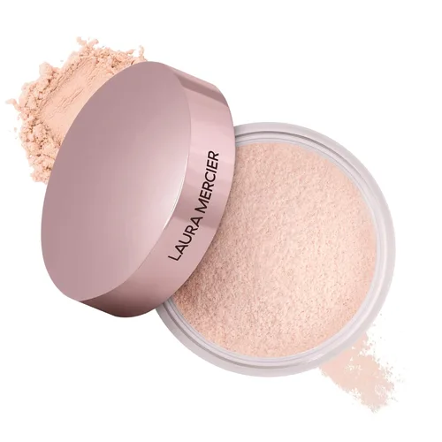 Vista 16 de Laura Mercier Polvo de ajuste suelto translúcido, control de brillo las 24 horas, acabado mate suave, impregnado con vitaminas C+ E, uso duradero