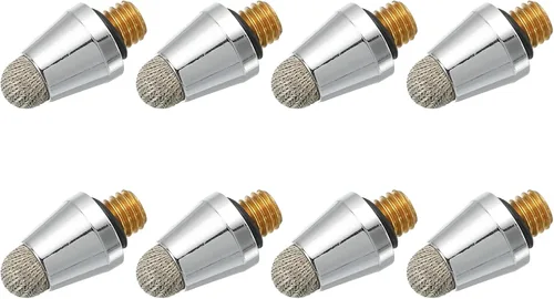 MECCANIXITY 8 unids 0.197 in Stylus Pen Fibra Fina Puntas Profesionales Reemplazo de Alta Precisión para 2 en 1 Lápiz Capacitivo Dispositivos de